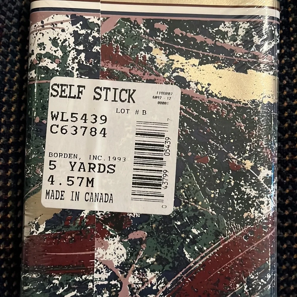 5 packages of self stick borders removable no paste, water or mess 5 yd each